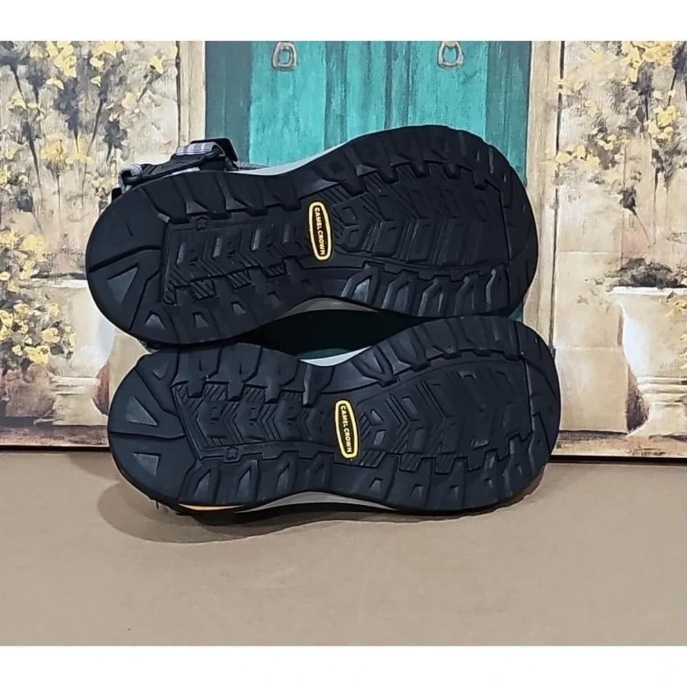 CAMEL‎ CROWN Mens Outdoor Hiking Sandal Adjustable Waterproof Size 9